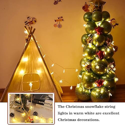 Miniatura 7 de Luces decorativas de Halloween, 20 pies, 40 LED, 3D, calabaza, murciélago, fantasma, araña, funciona con pilas, luces parpadeantes impermeables para