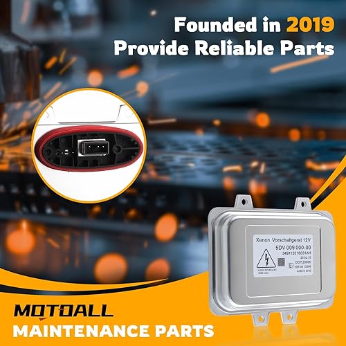 Miniatura 6 de MOTOALL Xenon HID faro balasto unidad de control módulo izquierdoderecho para D1S D1R bombilla lámpara 5DV009000000 Mercedes Benz Freightliner Dodge