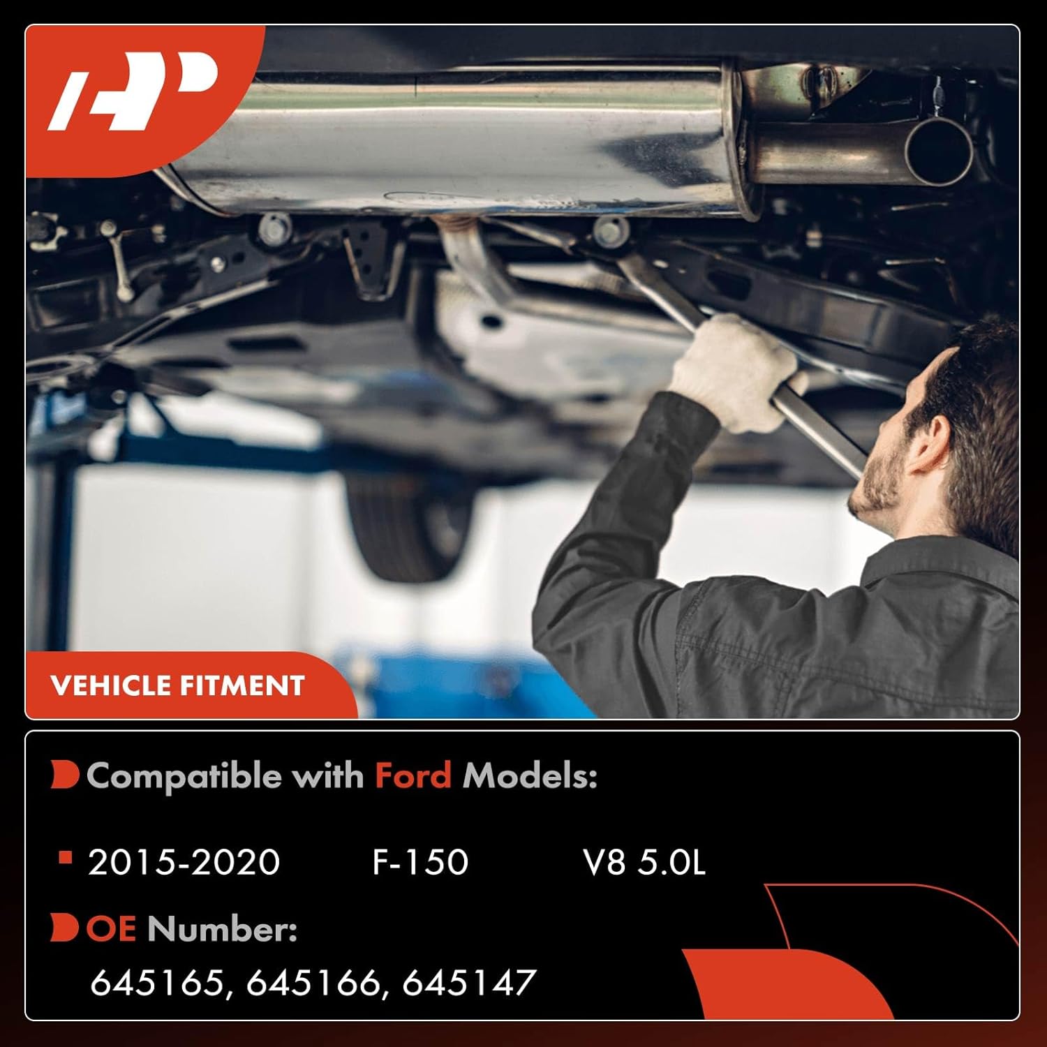 A-Premium Left and Right 2-PC Catalytic Converter Kit Direct-Fit Compatible with Ford F-150 F150 2015-2020 5.0L, EPA Compliant