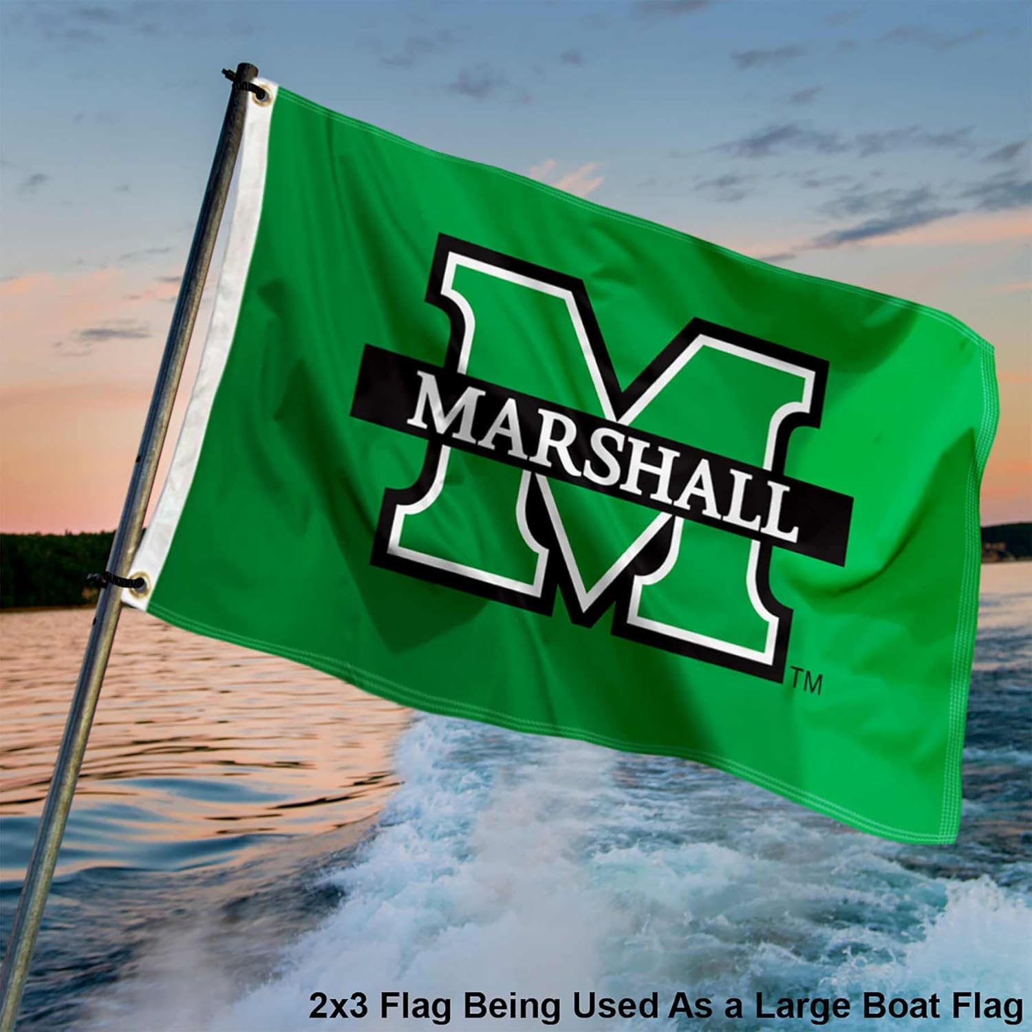 Marshall Thundering Herd Wordmark Small 2x3 Foot Flag - Image 4