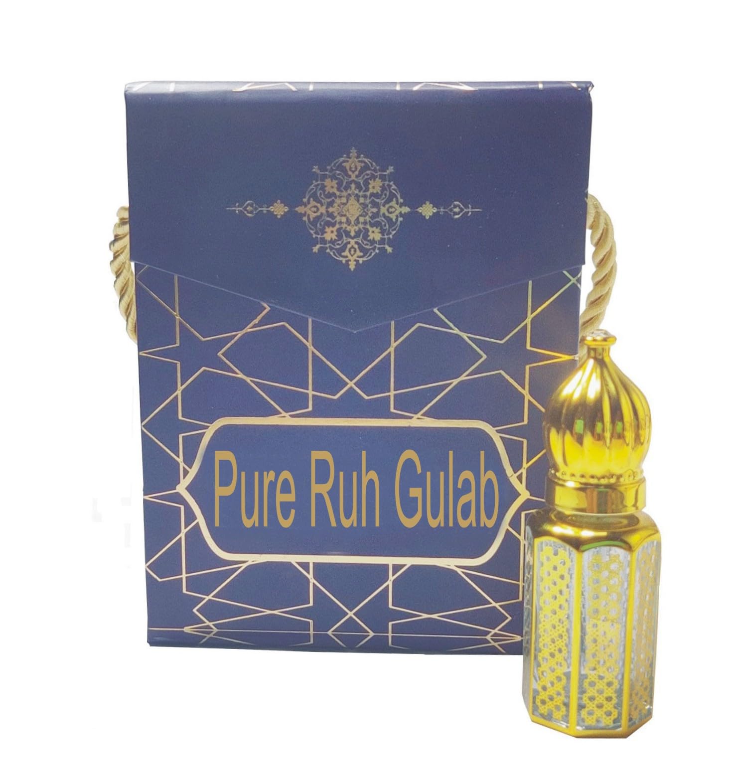 Shaz Perfumers Pure Ruh Gulab Attar Suitable for Daily uses Perfume Oil 12ml