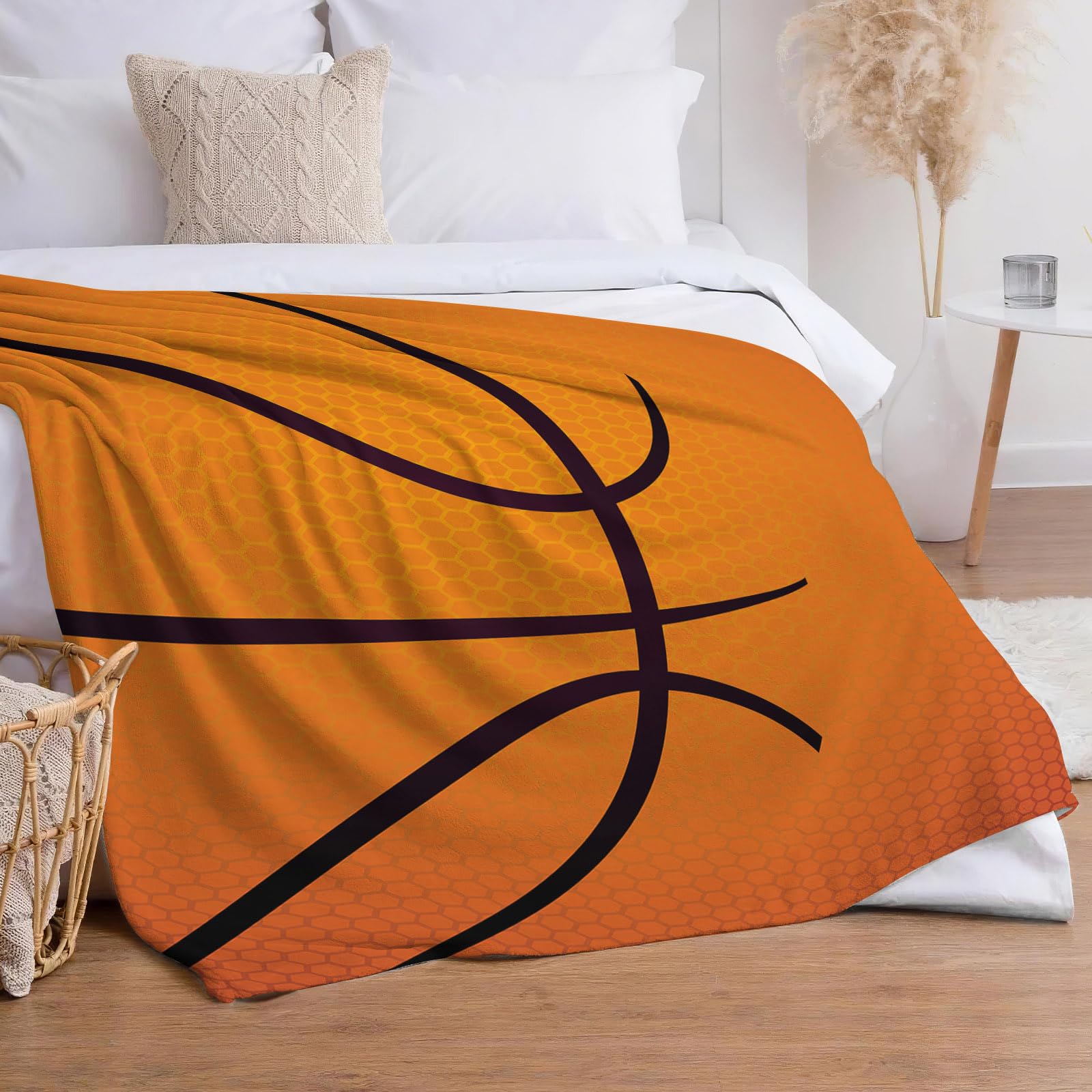 Kinderen Basketbal Fuzzy Deken Voor Slaapbank D Cool Sport Cover Voor Jongens Meisjes Basketbal Games Fleece Gooien Deken Atleet Competitief Single
