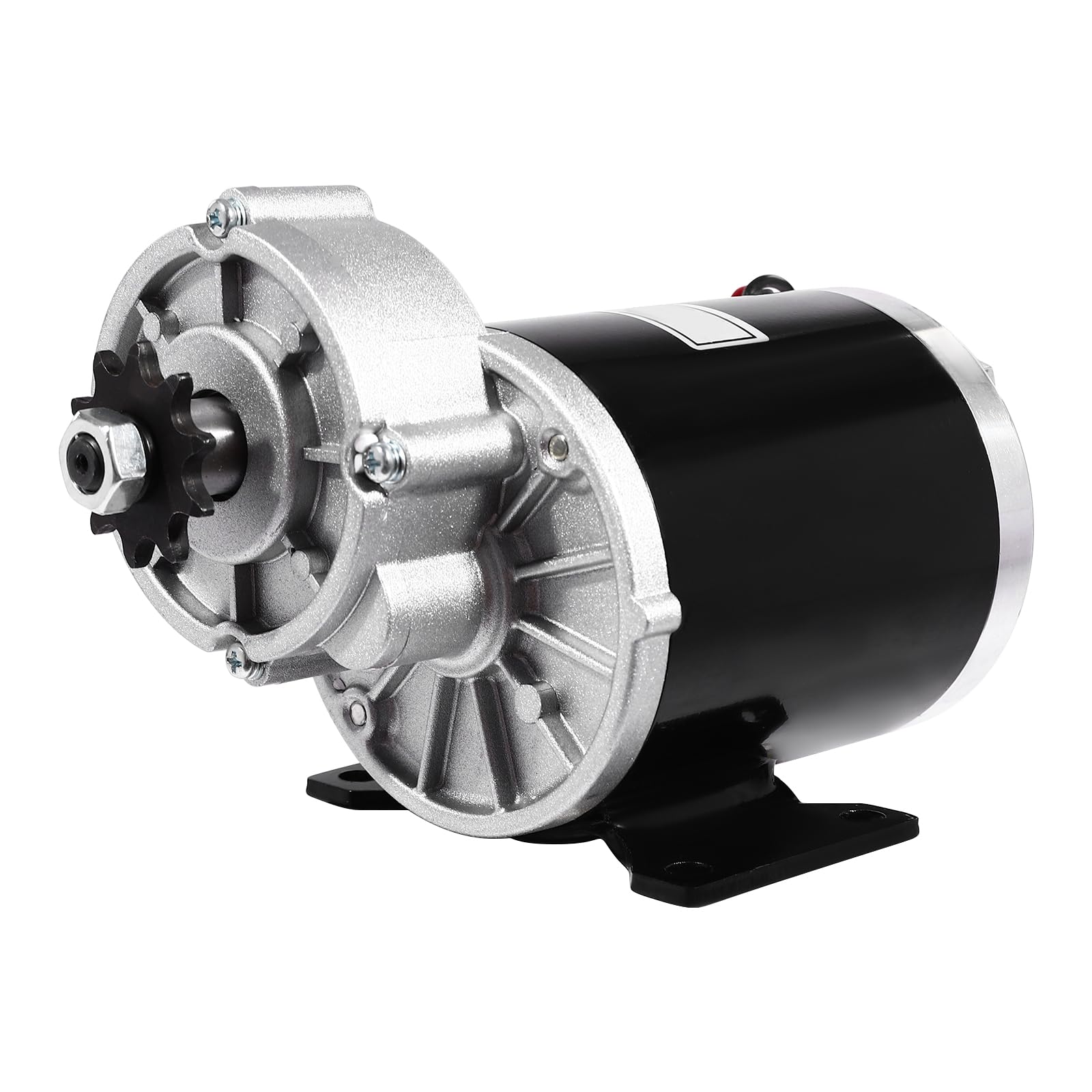 Gear Reduction Electric Motor,48V 600W Electric Bicycle Brushed Motor Reductor,Brushed DC Motor with 10 Tooth Sprocket for Electric Bicycle Scooter Bikes 450RPM