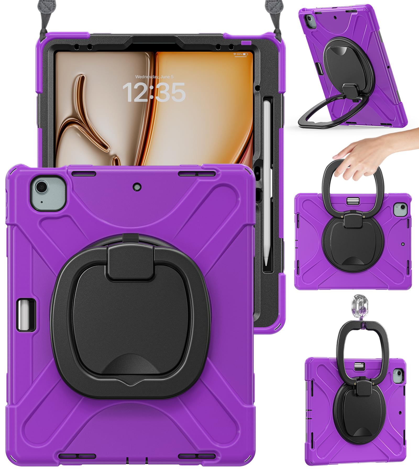 Coque iPad Pro 12.9 antichoc antichute pour le travail nomade - 8