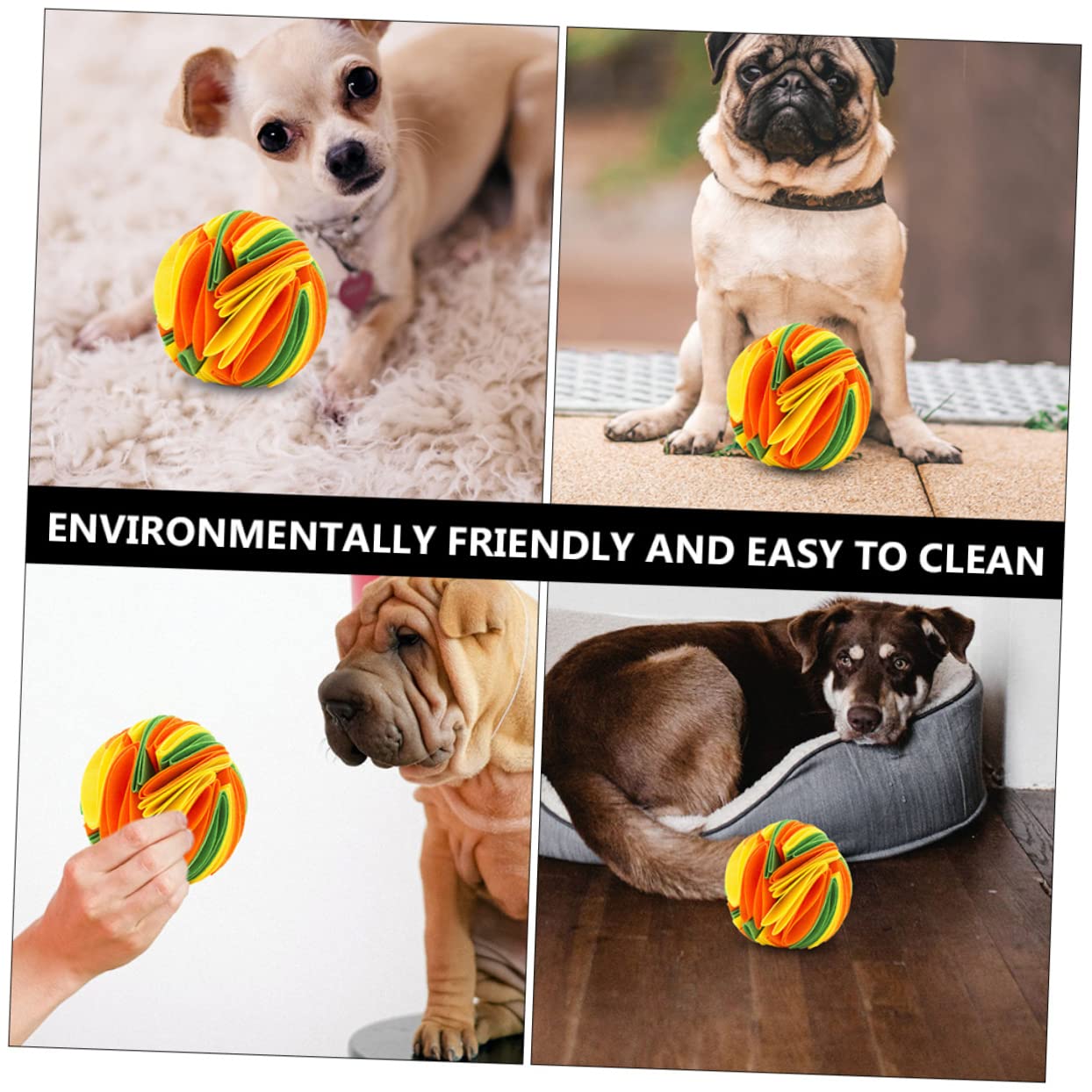 Toddmomy 3piezas Juguete De Olfato para Perros Masticable Colorido para Mascotas Juguete De Alimentación Lenta y Limpieza para Perros Pequeños y Medianos