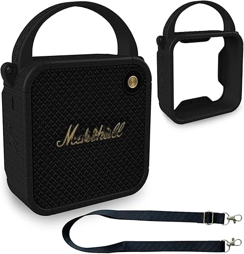 JCHPINE Funda de silicona para altavoz Bluetooth portátil Marshall Willen, funda protectora para accesorios de altavoz portátil Marshall Willen