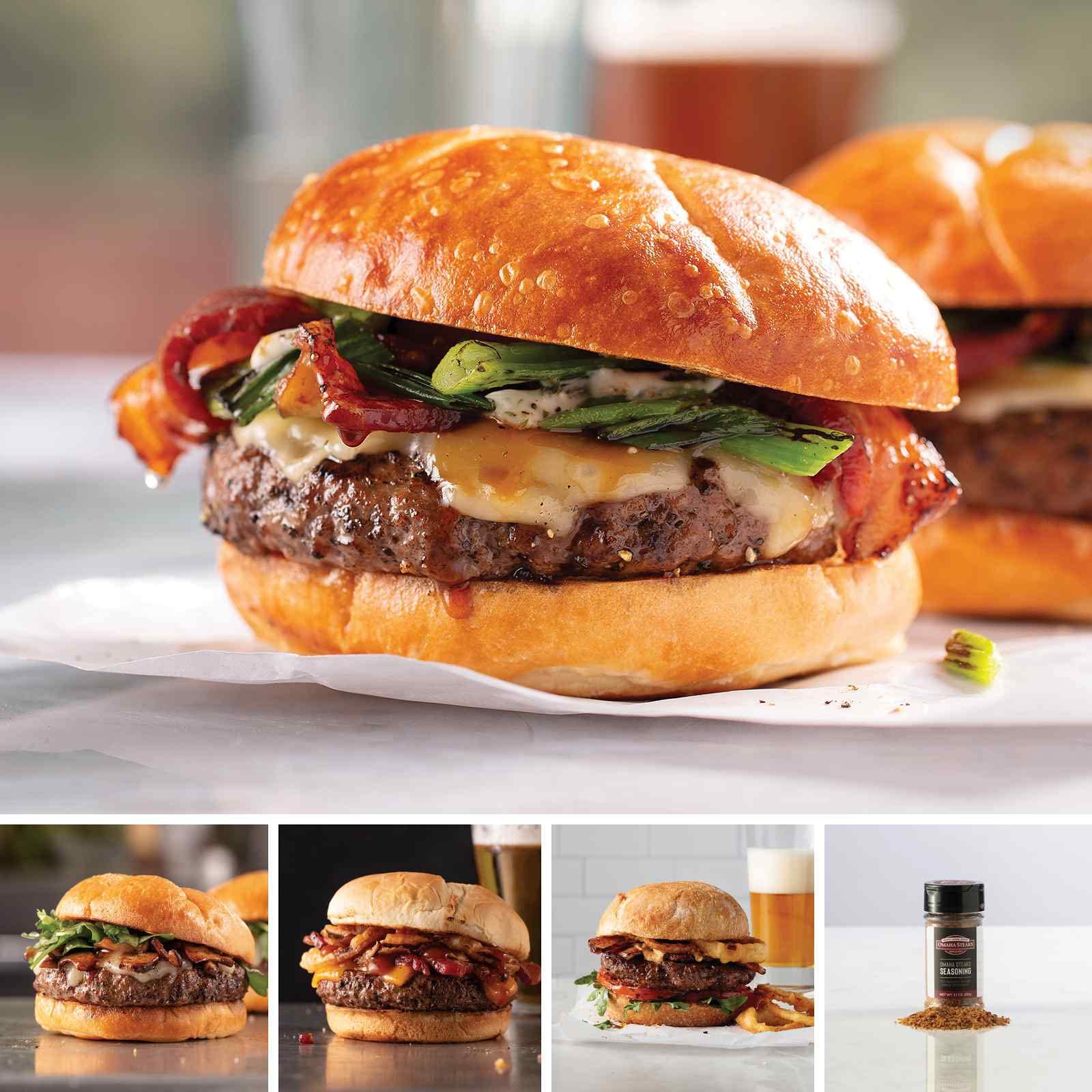 Buy Omaha Steaks Gourmet Burger Flight (PureGround™ New York Strip