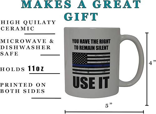 Miniatura 3 de Rogue River Tactical Taza de café divertida con el mejor oficial de policía, regalo de policía