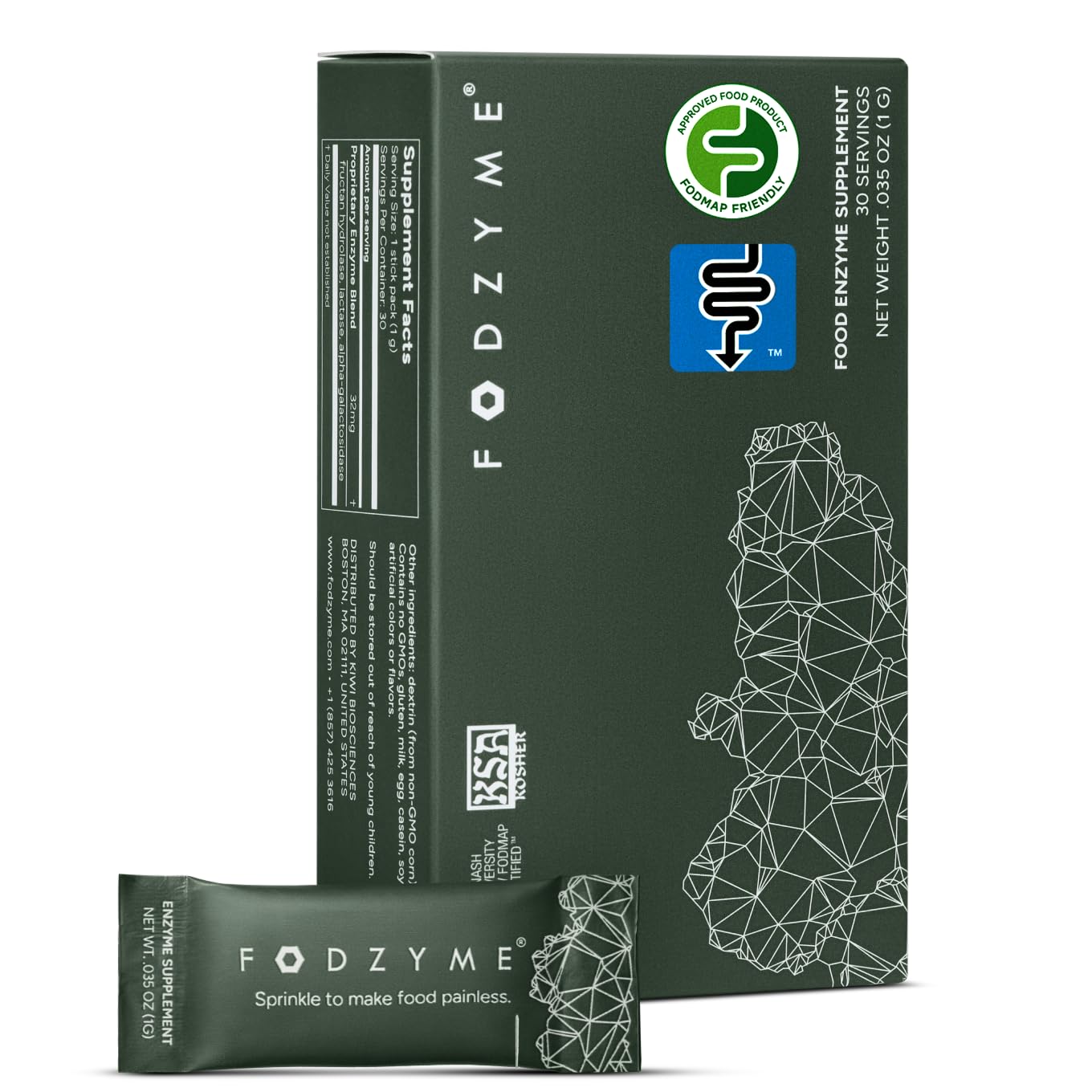 FODZYME On-The-Go Digestive Enzymes