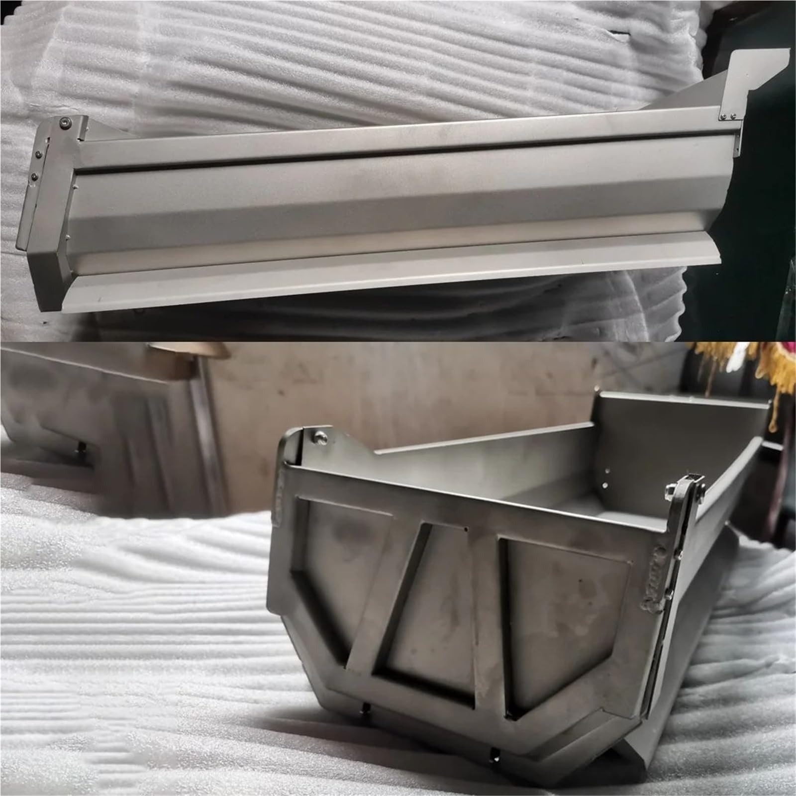 Compartimento para Cubo Carga 8X8 Metal para Tamiya para Scania 770S para R620 para Volvo 750 para ACTROS 3363 para Man 1/14 RC Repuestos Piezas Coche Piezas Mejora Modelos RC