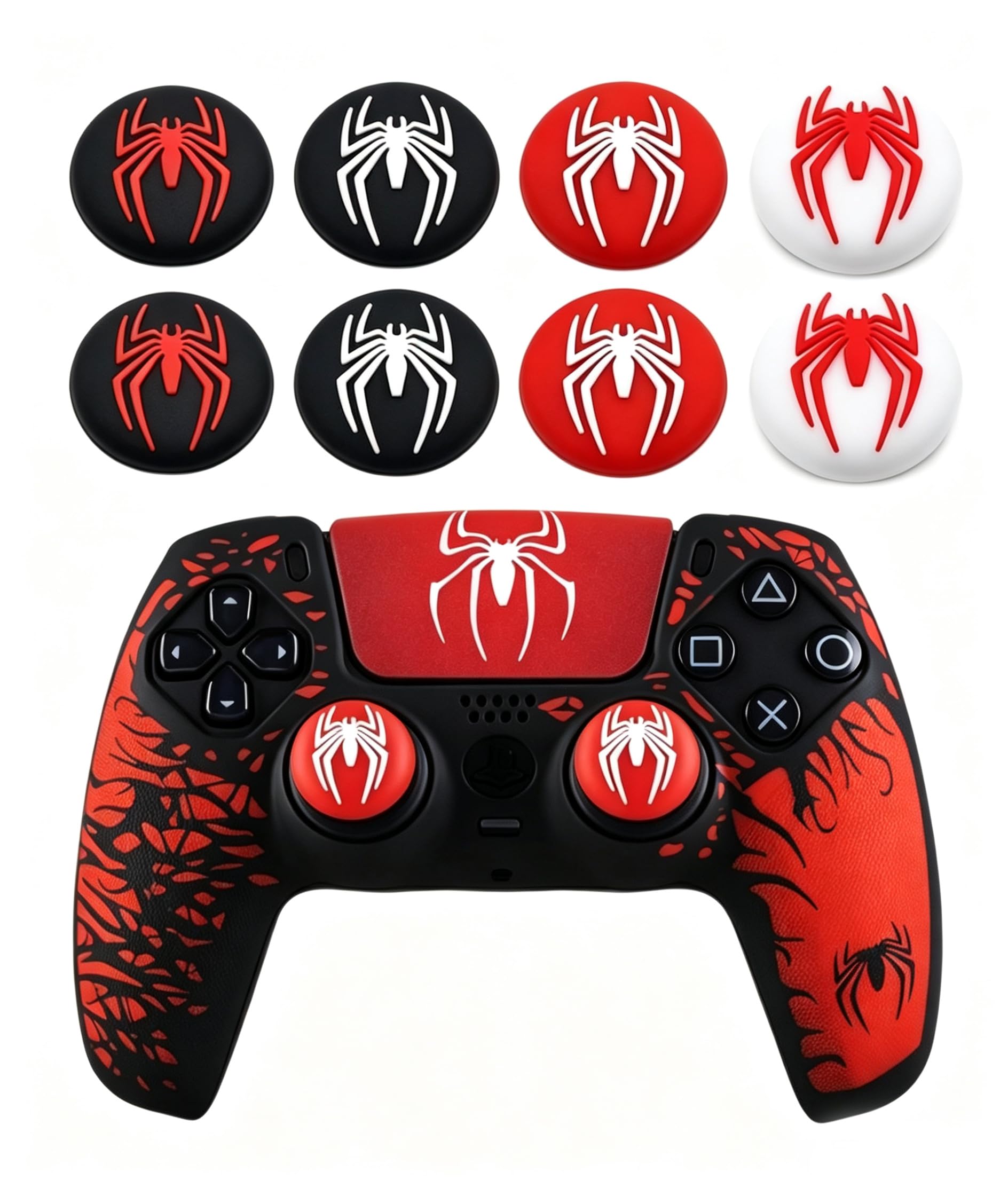 8Pcs Ps5 Controller Thumb Grips, Controller Grip for Better Gaming Precision-image-44