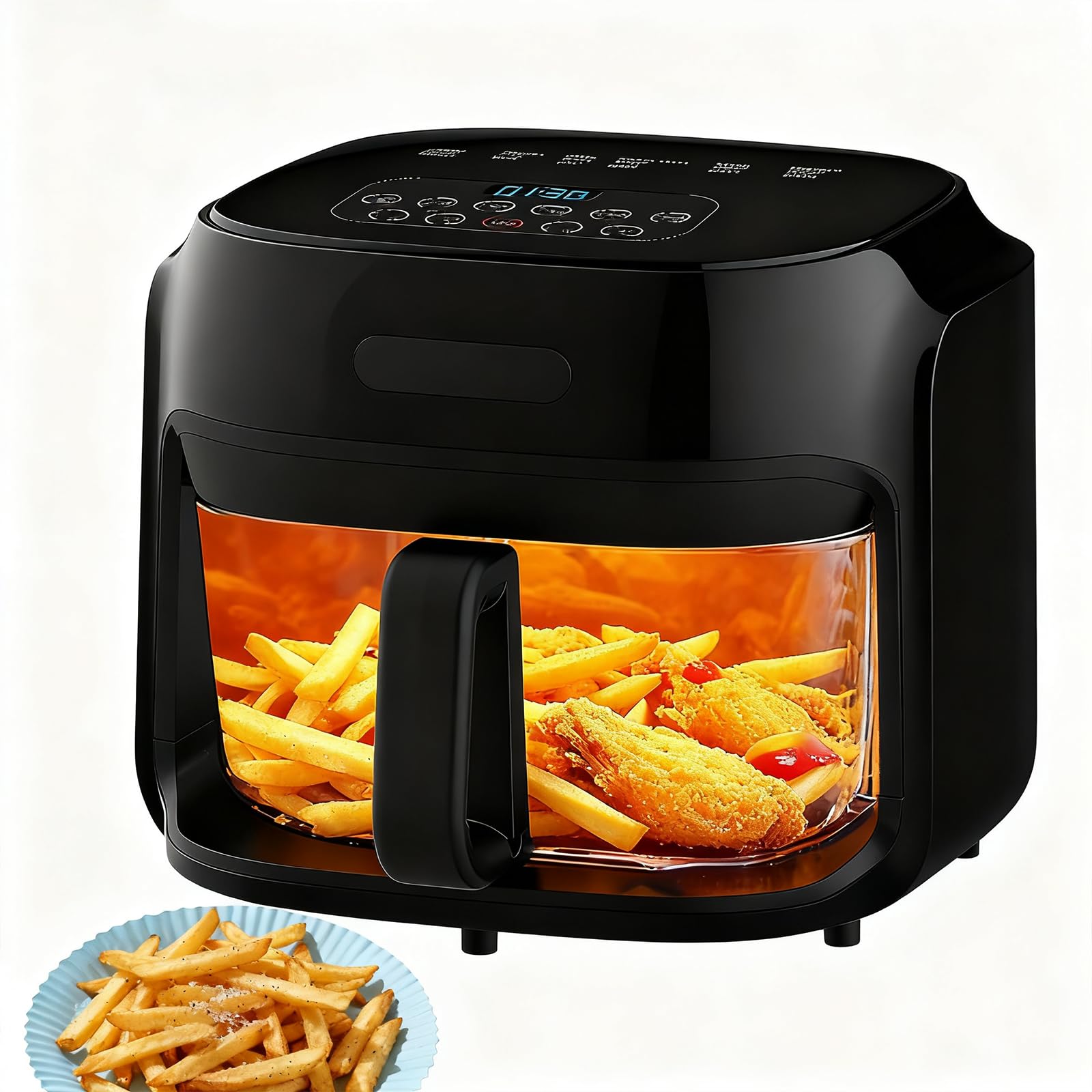OXYSURE 7.3QT Glass Air Fryer