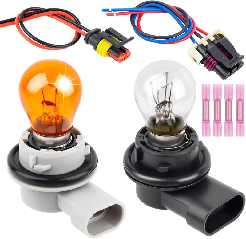 Soquete do DRL e luz de direção dianteira Svicari para Jeep Renegade 2014–2020 – Kit com chicote e lâmpada