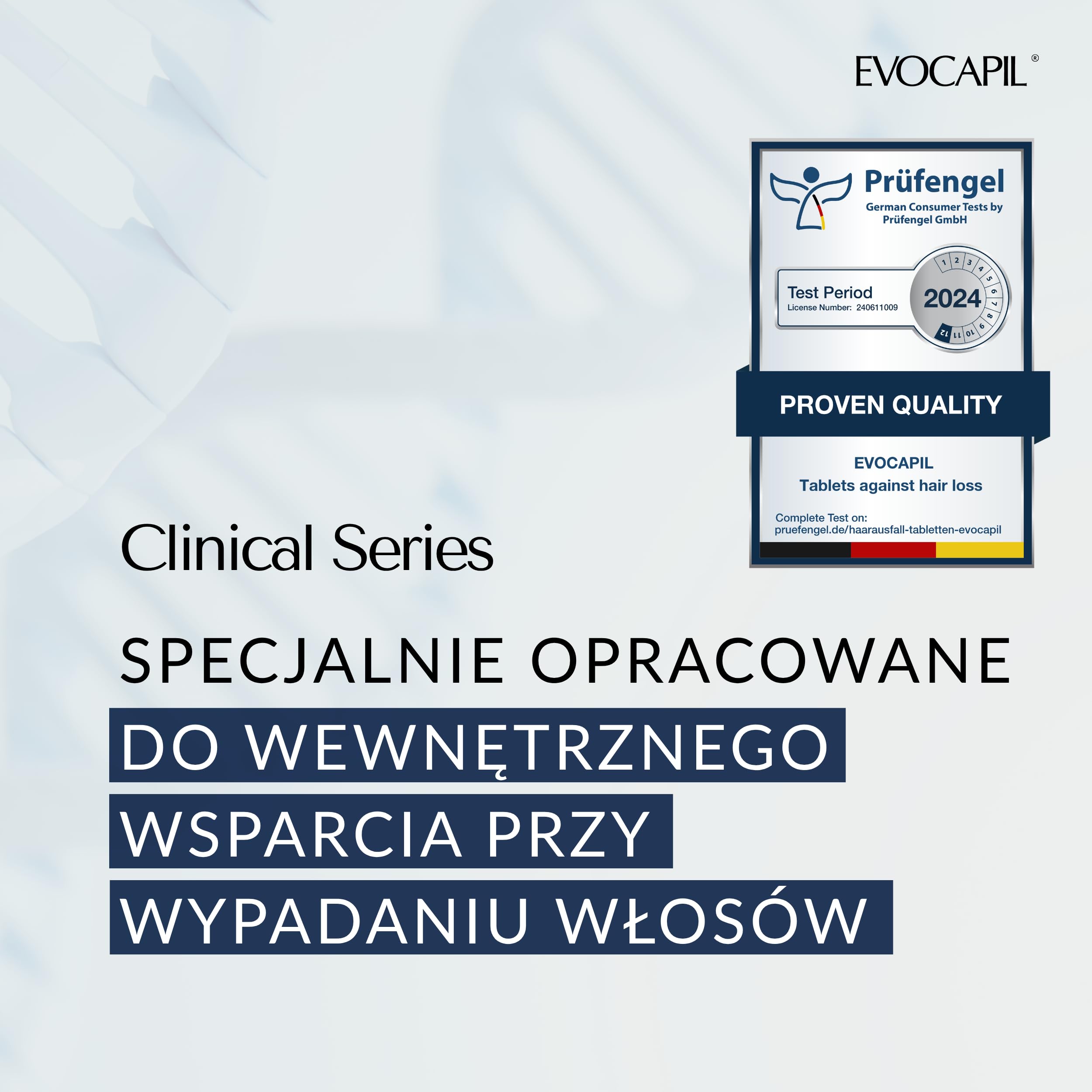 3 LOT Evocapil Plus Intensywna wzmocniona formuła po przeszczepie włosów (3 x 60)