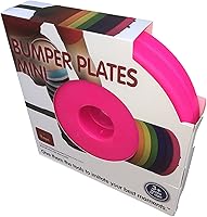 Vista 24 de WOD Toys Placas de parachoques de colores mini – Placas de parachoques adicionales para la barra Mini – Juguetes de fitness seguros y duraderos