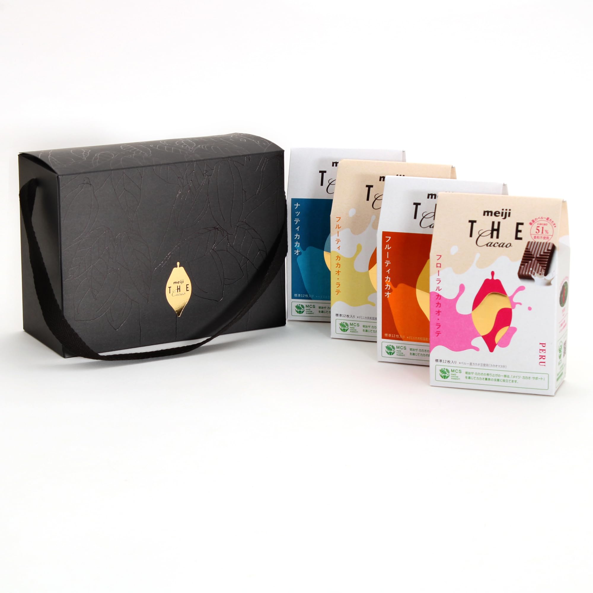 Amazon.co.jp: 明治 ザ・カカオ アソートBOX 4種入 : 食品・飲料・お酒