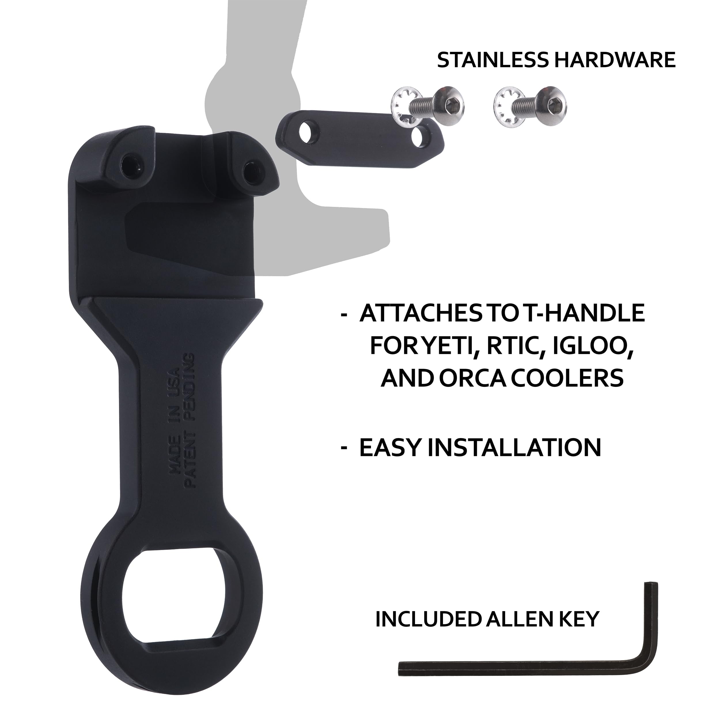 Big Foot Cooler Bottle Opener – Rip N’ Sip’s Rugged Opener for YETI, RTIC & More | Awesome Gift for Outdoor Lovers & Hunters