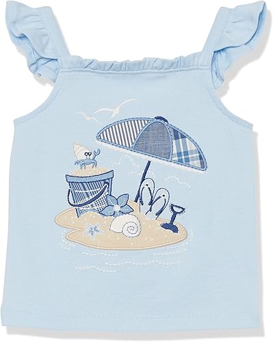 Gymboree Top de moda sin mangas para niñas y niños pequeños