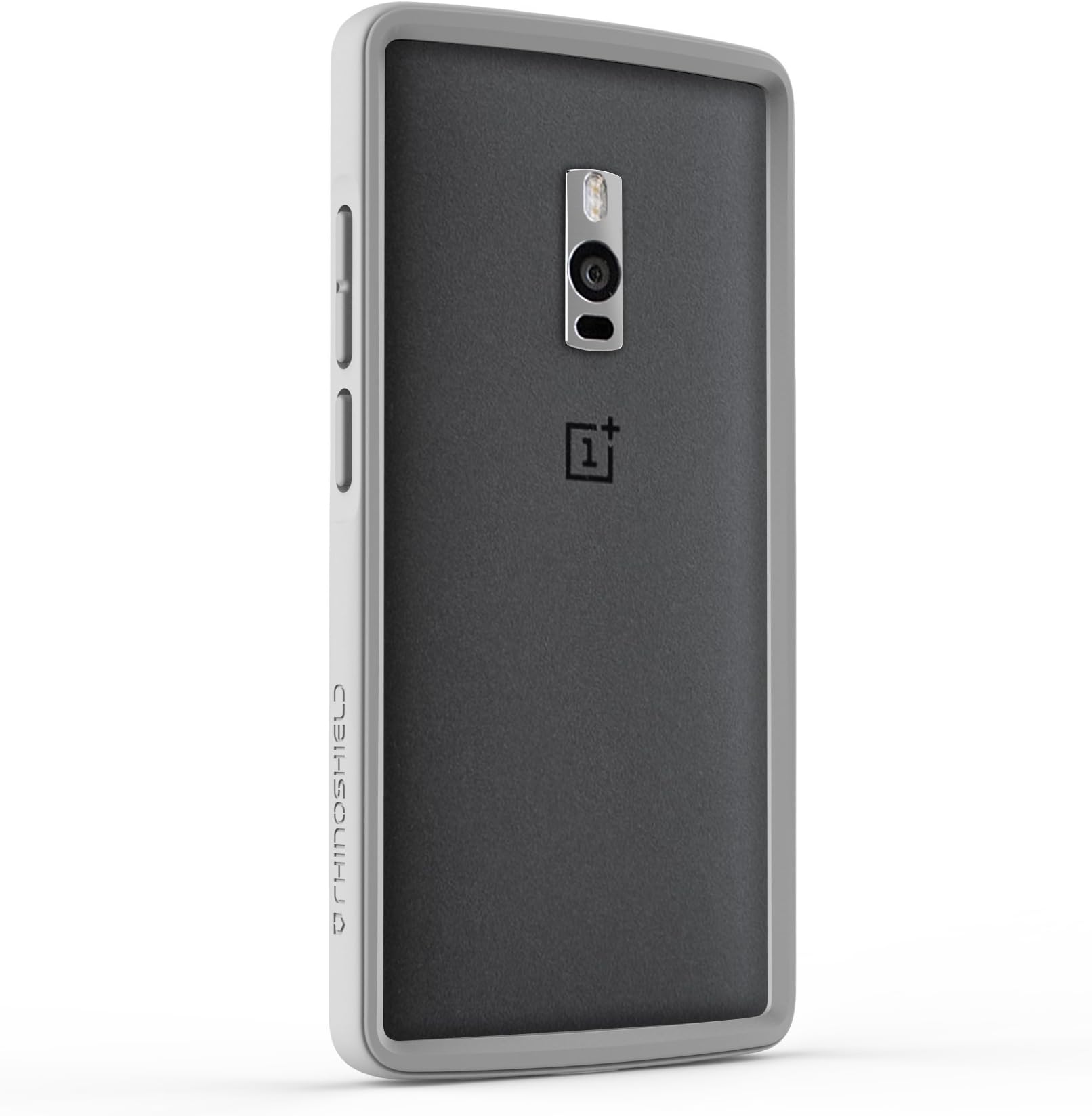 RhinoShield OnePlus 2 Case [White] CrashGuard Bumper [11 Ft Drop Tested] NO Bulk [EggDrop Technology] The Only Thin & Lightweight Yet Protective Bumper Case for OnePlus 2