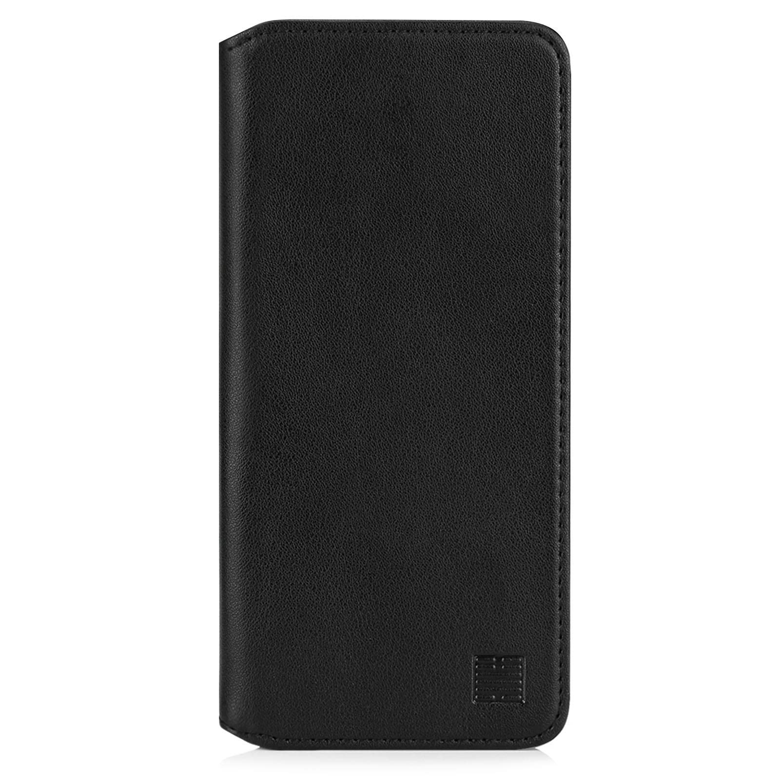 32nd Custodia A Portafoglio In Pelle Vera Per OnePlus 8T - Serie Classica 2.0, Con Slot Carte, Chiusura Magnetica E Supporto, Nero