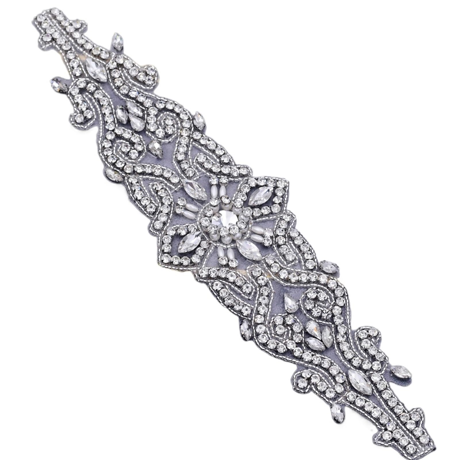 Banda de Boda Cinturón for vestido de novia con diamantes imitación y apliques cristal for mujer