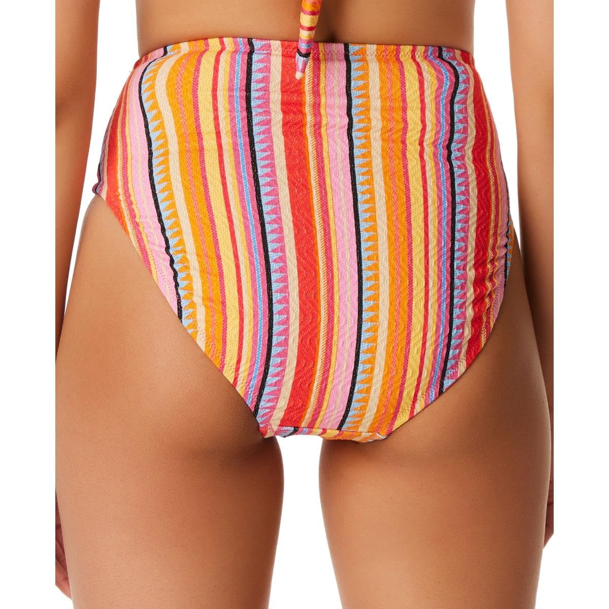 Jessica Simpson Slip bikini da donna a vita alta Escape to Pacific