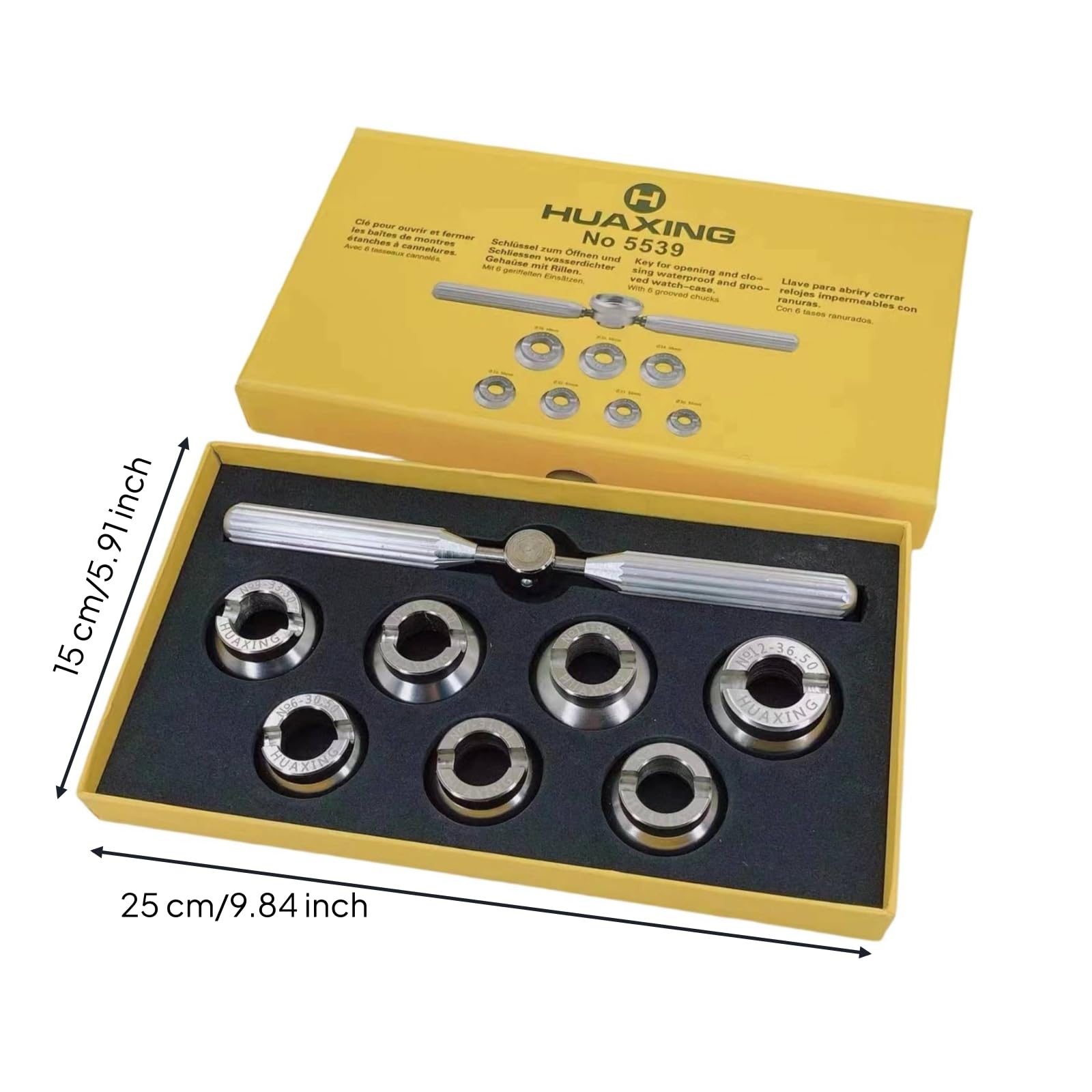 Apricassa con Punte Professionale Apricassa Universale Manuale Utensile per Orologiai, Artigiani, Laboratorio, Banco da Lavoro