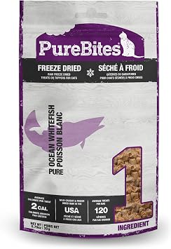 PureBites Ocean Whitefish for Cats, 0.70oz / 20 g- Value Size