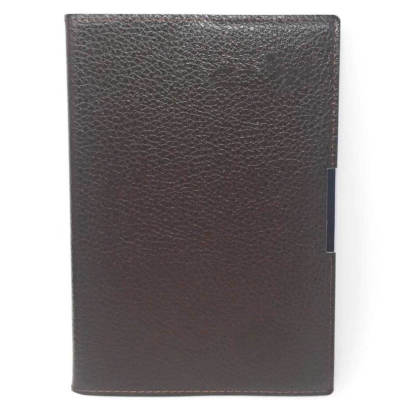 Tradineur - Listín telefónico A-Z, cubierta de piel, agenda de teléfonos, libreta de direcciones, índice alfabético, 21,6 x 15 cm, color aleatorio