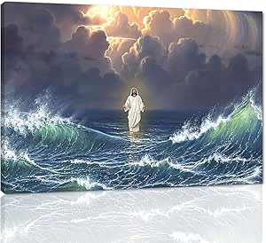 Jesus Wall Art Modern Religious Christian Wall Decor Artwork Jesus ...