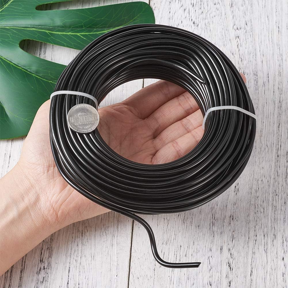Fеаturеd Prоduсt Fashewelry 65.6 Feet 3.5mm Aluminum Wire Black Bendable Metal Craft Wire for Beading Jewelry Craft Making