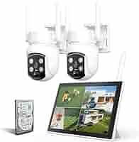YESKAMOO 360°全方向 ワイヤレス 防犯カメラ 監視 モニター 屋外 Amazon.co.jp: 【500万画素・360°全方位追尾 】防犯カメラ