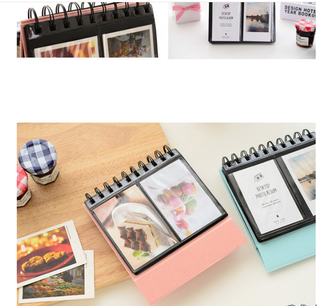 68 Pockets Photo Album 3 Inch Compatible with Mini 7s 8 8+ 9 25 26 50s 70 90/ SP 1/ PIC-300P/ Z2300/ Name Card (pink) - Image 4