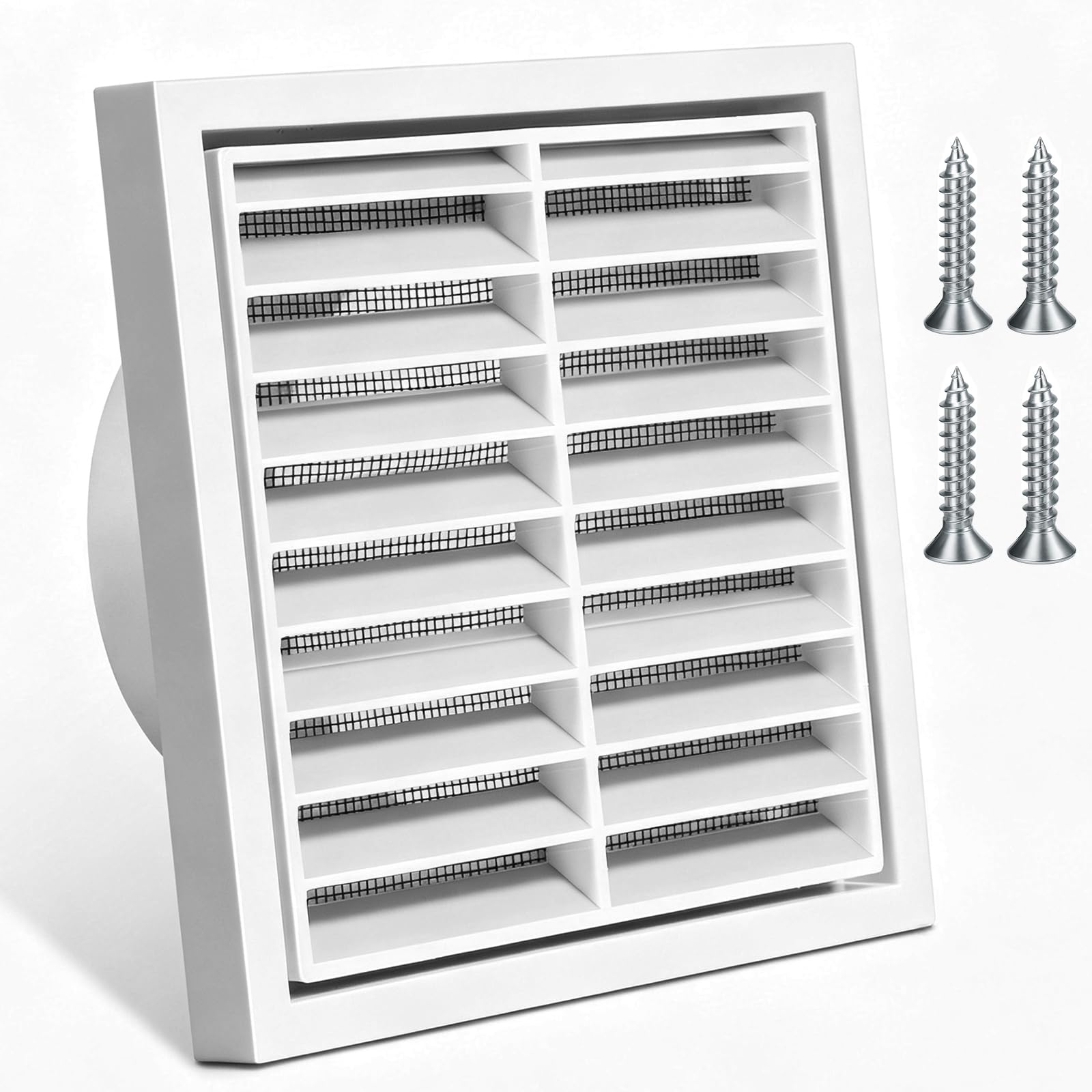 Gorffy Air Vent Cover for Walls 4 Inch (100mm x 100mm)