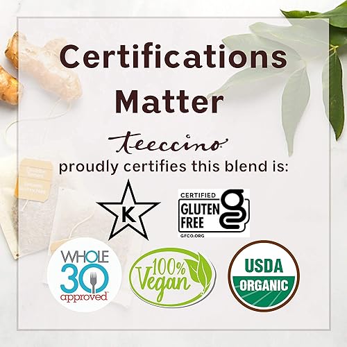 Miniatura 7 de Teeccino Dandelion Coconut Herbal Coffee - Alternativa de café sin cafeína con prebióticos, sin gluten, sin ácidos, tostado medio, 10 onzas