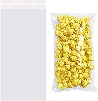 Vista 10 de Bolsas de galletas Morepack para regalos, bolsas de celofán con cierre autoadhesivo de 4x4 pulgadas, bolsas de celofán transparentes resellables