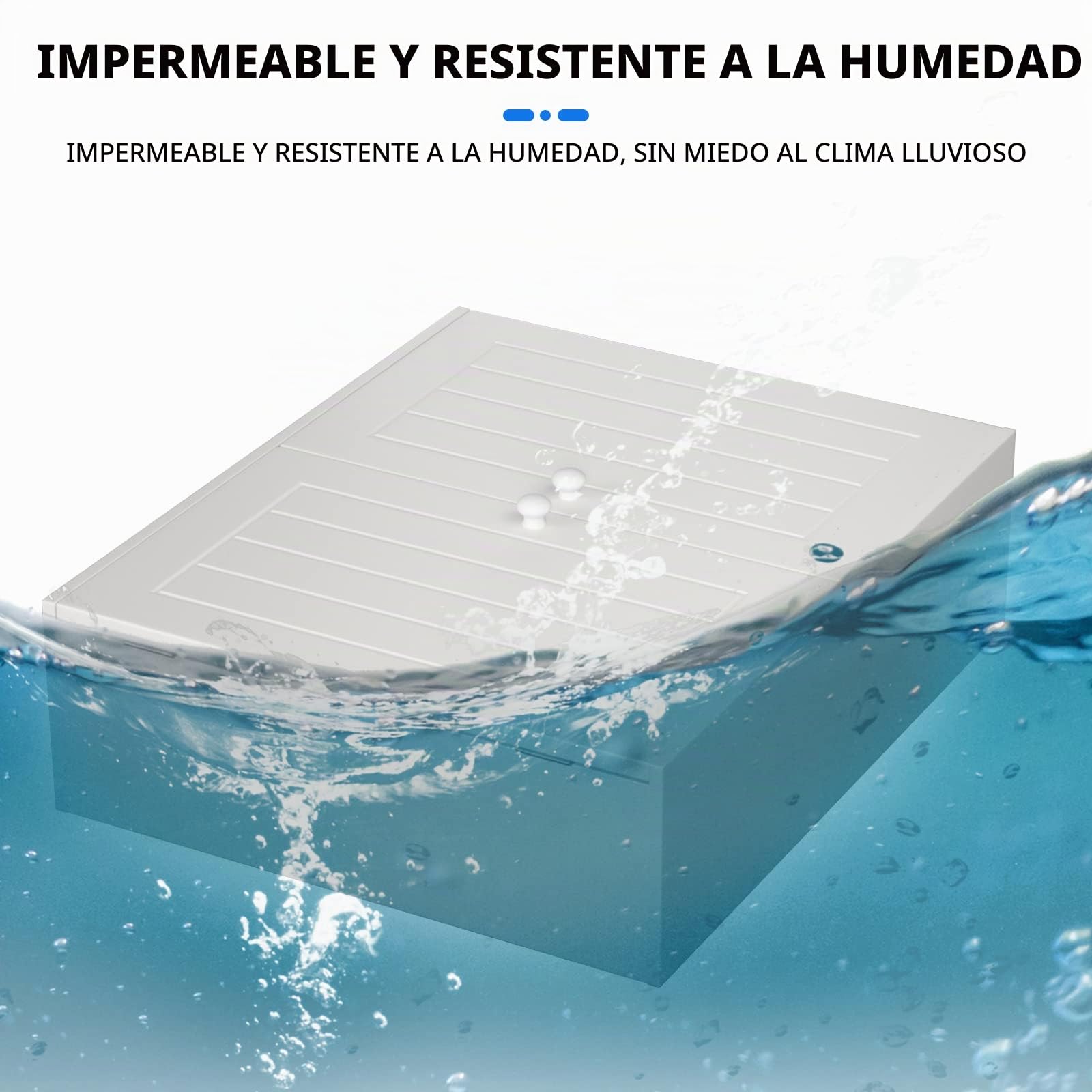 Armario de pared impermeable para baño, unidad de almacenamiento de baño, armario moderno multiusos de doble puerta para cocina, pasillo, dormitorio, 50,3 x 60 x 15,2 cm