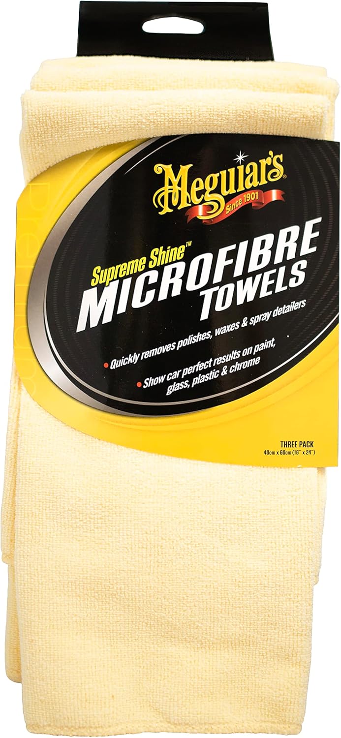 Meguiar's X2020 Supreme Shine Microfiber Towels 3 Pack