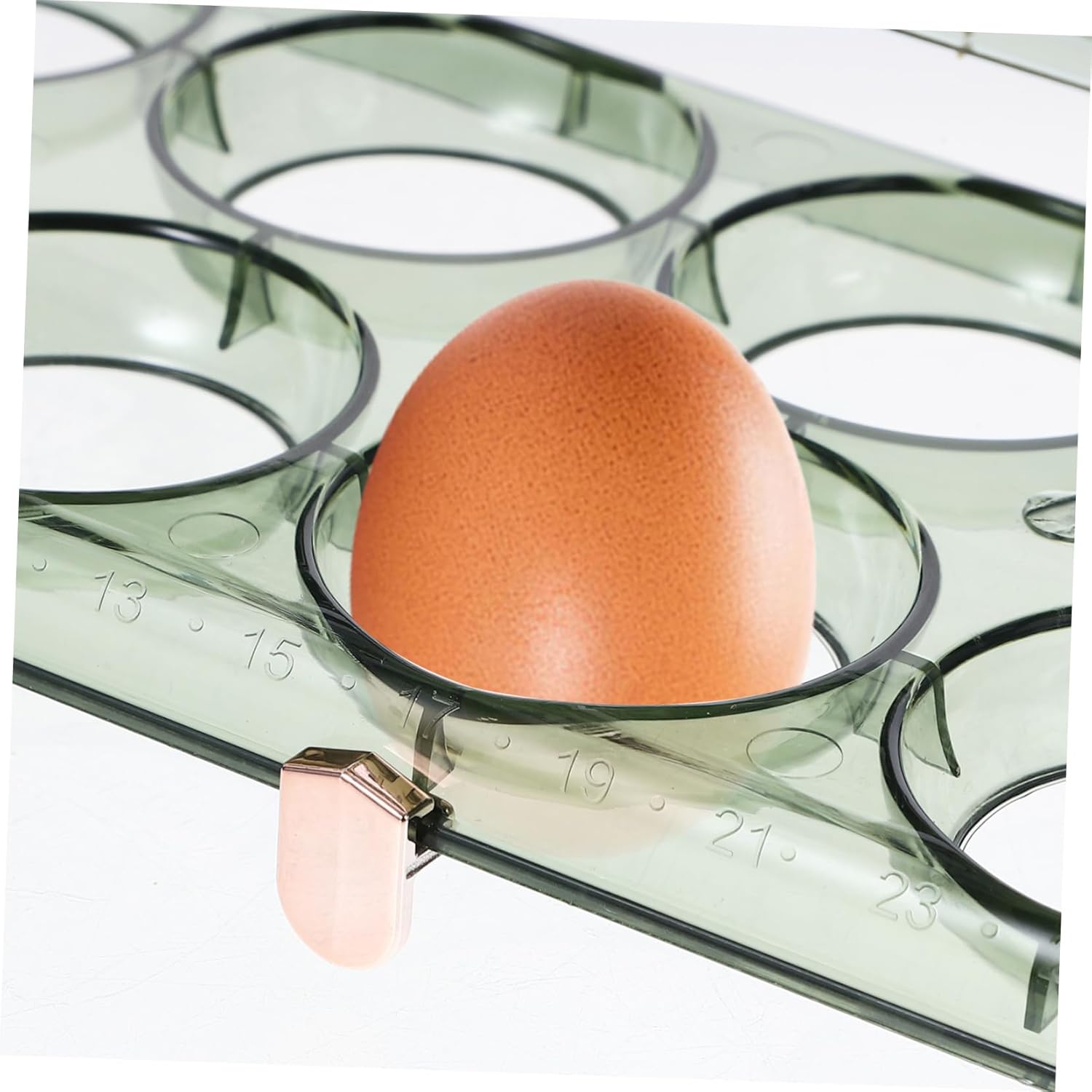 Multi Grid Egg Preservation Holder Durable Flip Egg Storage Box for Kitchen Refrigerator Space Saving Design Capacity for Fresh Eggs for Home Use