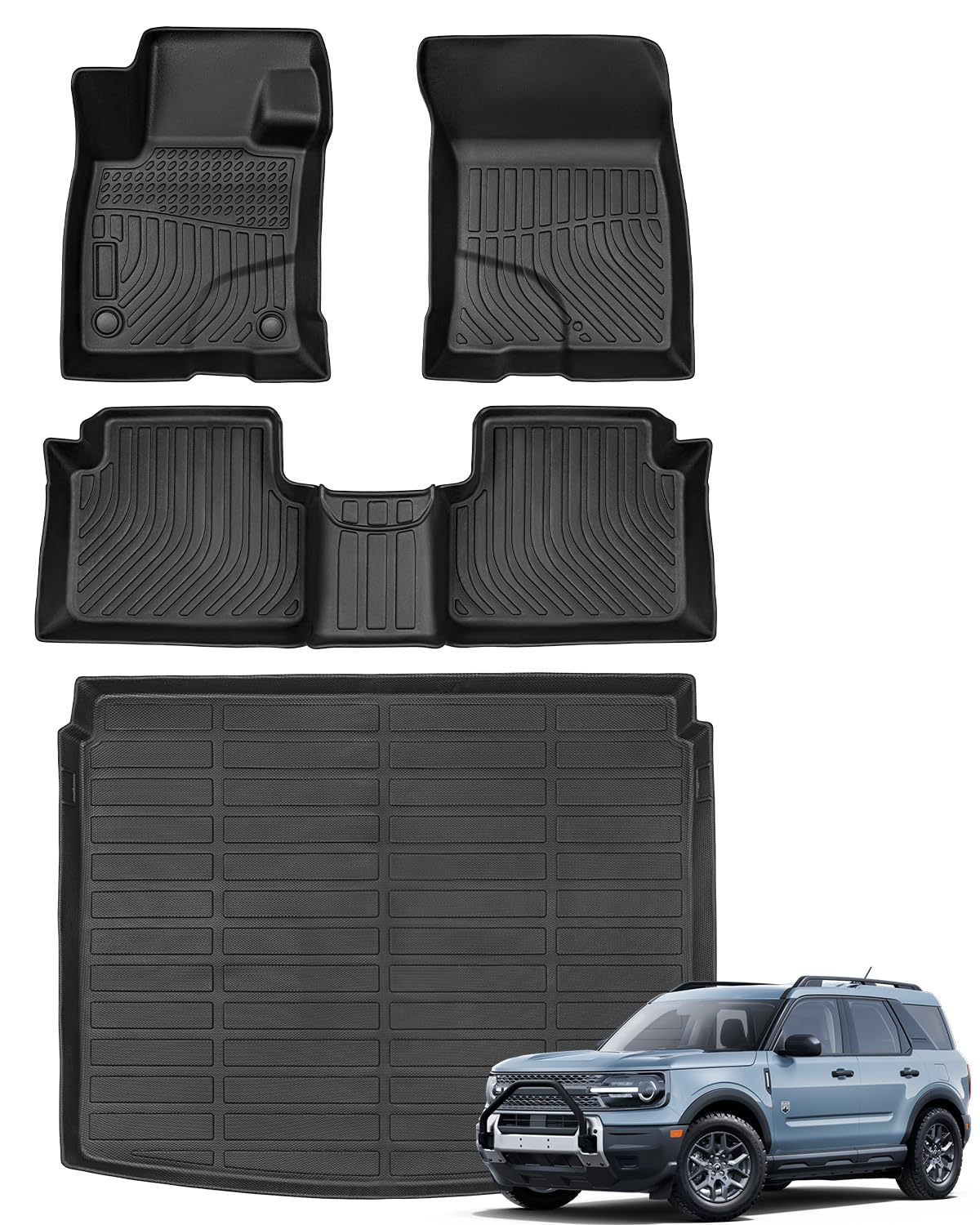 BAMACAR Floor Mats for Ford Bronco Sport