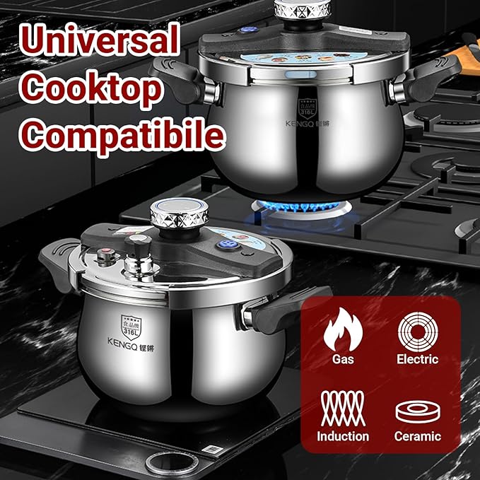 Olla a Presión 7L Acero Inoxidable XQWANG miniatura 7