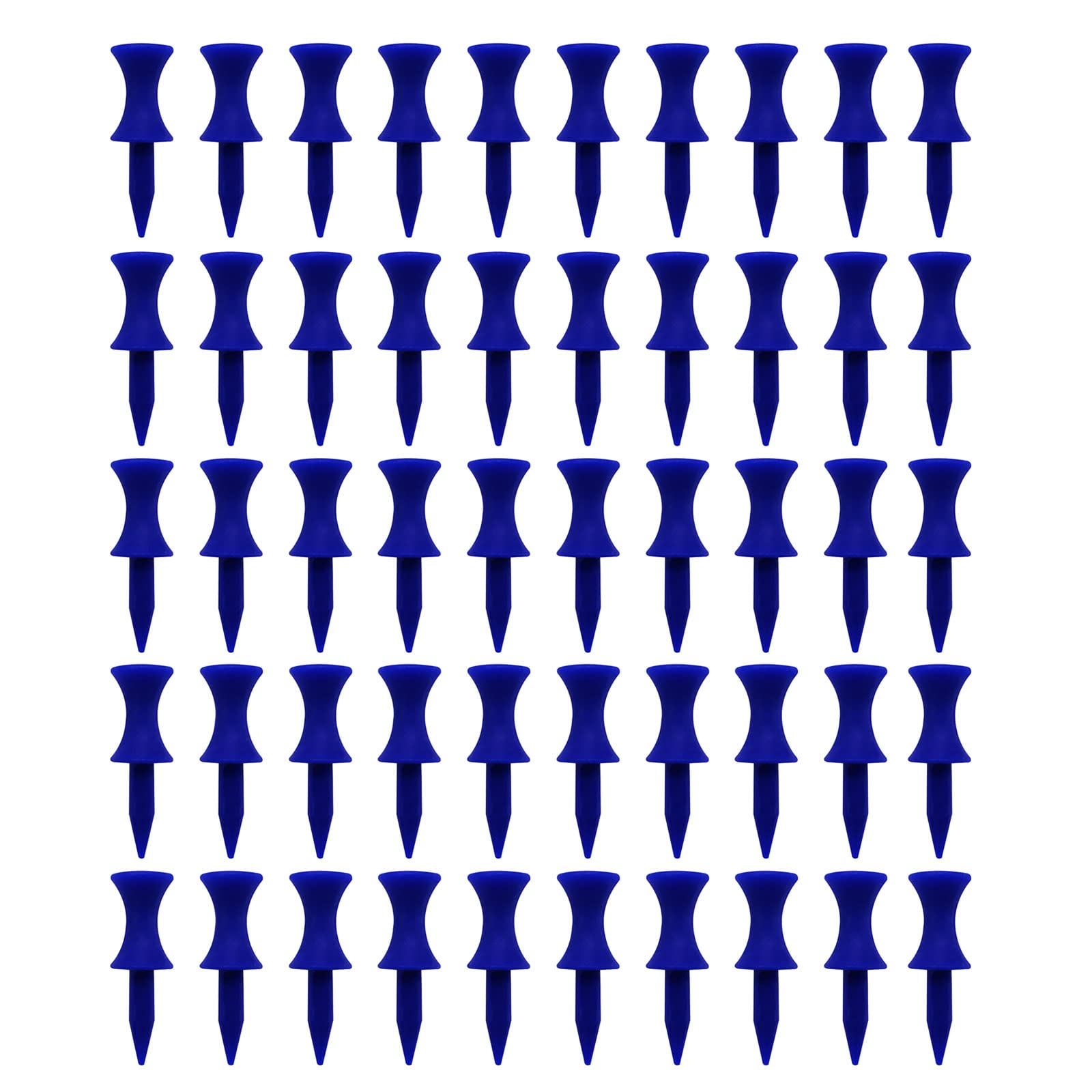 Maxtonser 50 Pieces Golf-Tees Step Down Unbreakable Reusable Bulk Profession Height Control Tees for Golf Practice