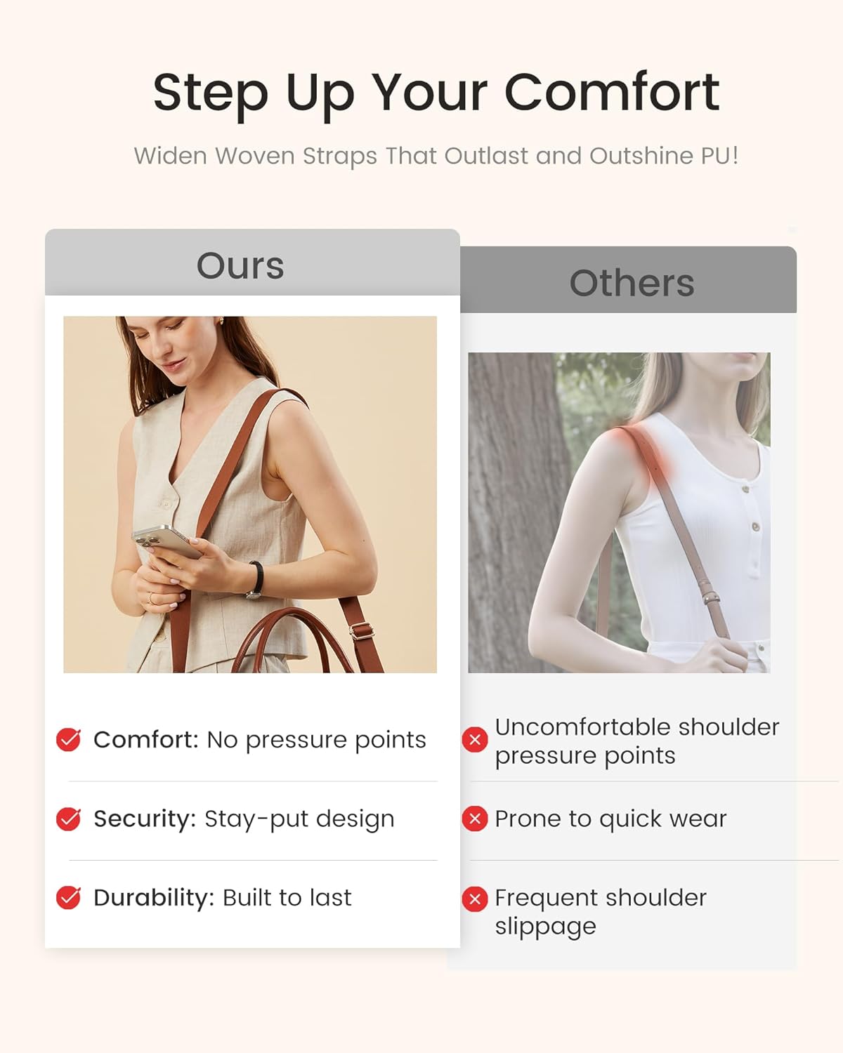 LOVEVOOK Laptop Tote Bag for Women,Waterproof Leather Work Bag for Teacher,Business Office Work Bag Briefcase,Gifts for Women - Image 3