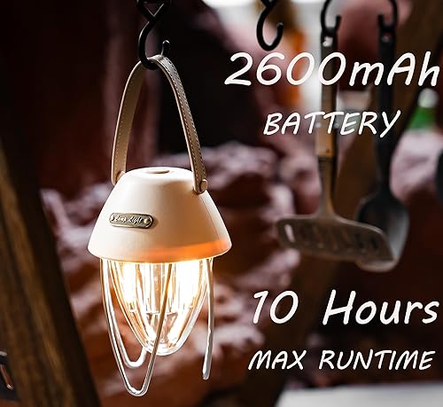 Miniatura 4 de Linterna LED vintage recargable, lámpara de ducha impermeable estilo retro, linterna clásica de ferrocarril con control regulable, luz colgante