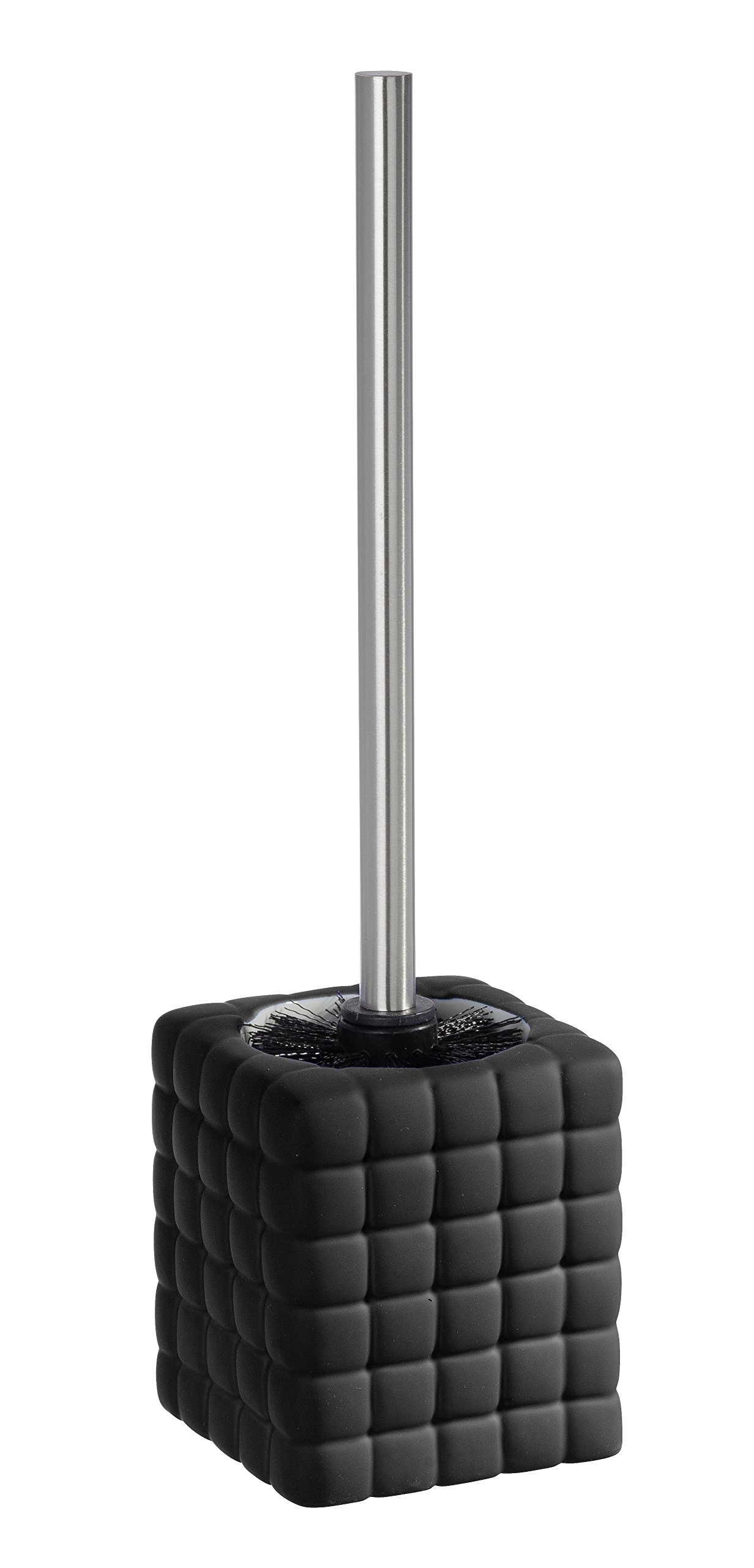 Wenko Escobillero Pieno Acero INOX - Forma Cerrada, Acero Inoxidable, 10.1 x 37.5 x 10.1 cm, Satinado — view 25
