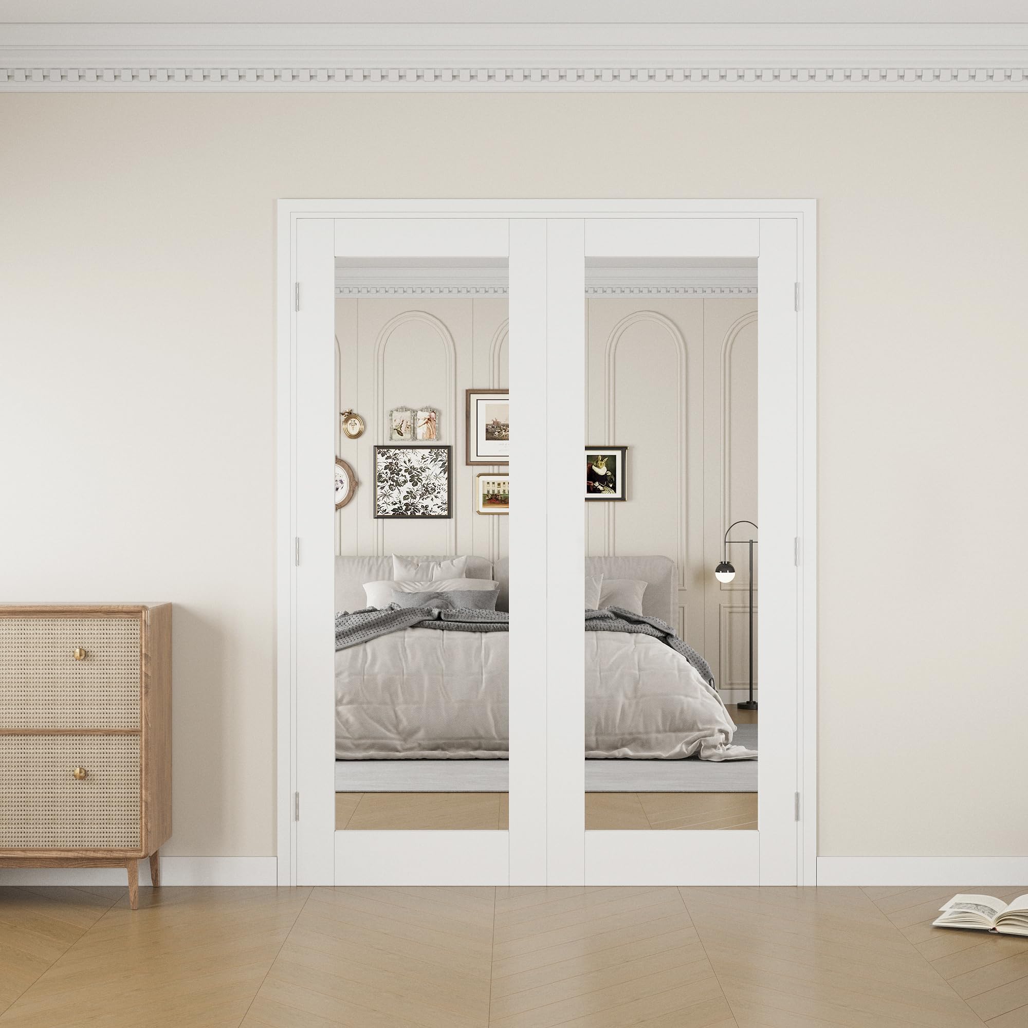 JUJUBON French Mirror Door