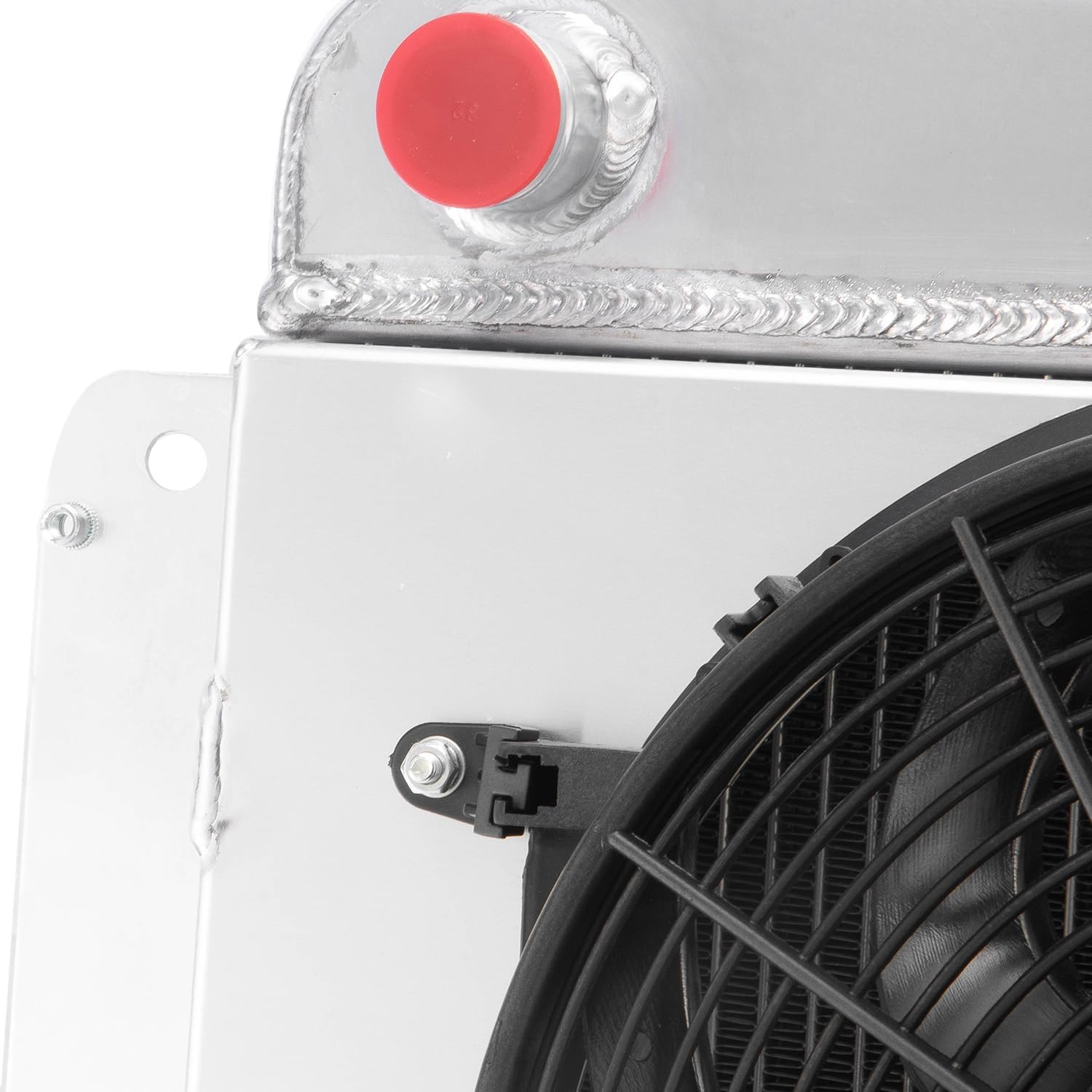 3 Row Radiator For 1962-1967 66 65 Chevrolet Chevy II Nova Base Nova SS Inline 6 Cyl V8 Conversion CU255 Aluminum Radiators+Shroud Fan