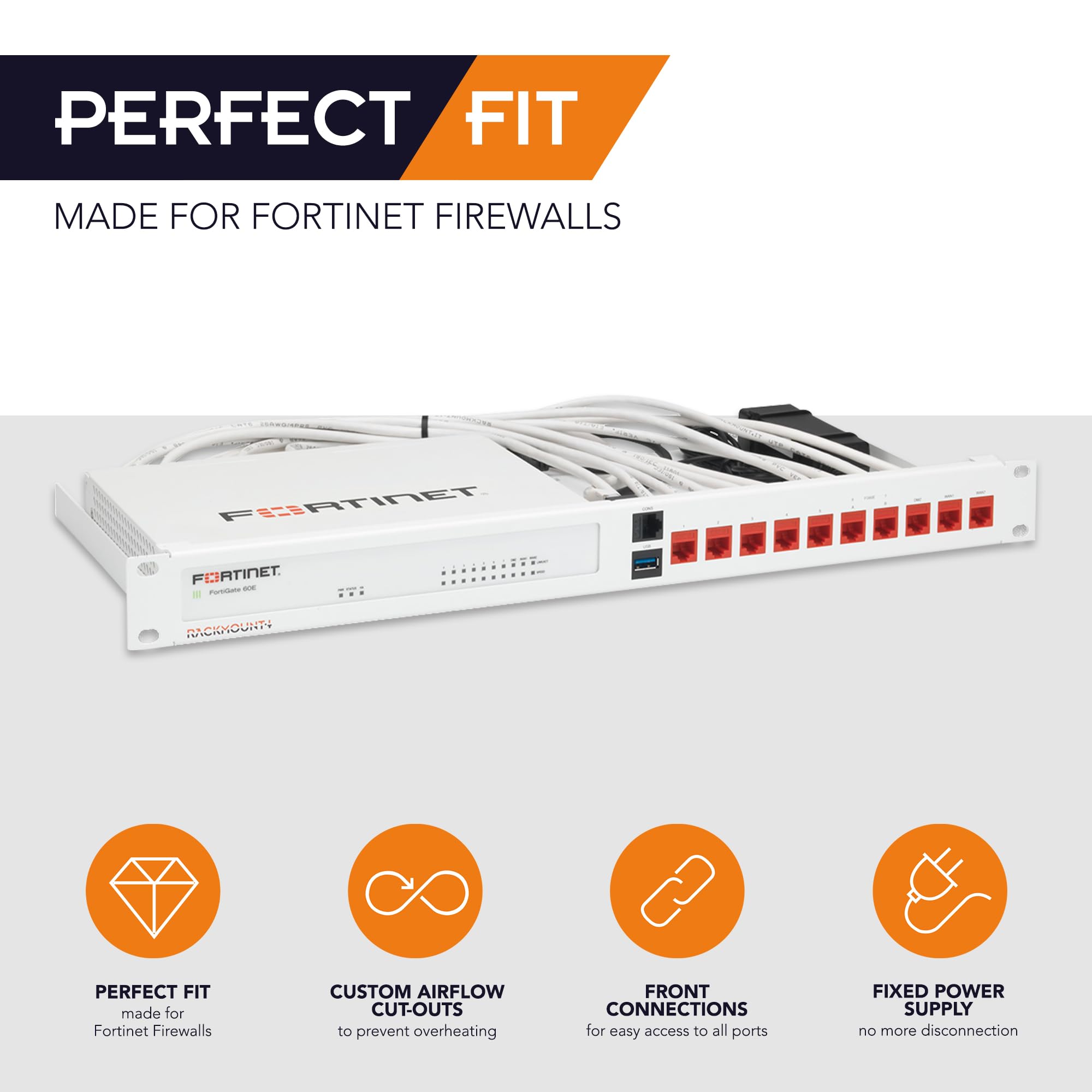 Amazon | Rackmount.IT ラックマウントキット Fortinet