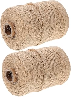 OSALADI Cordão 4 Rolos De Corda De Juta Fio Resistente Fita De Presente De Juta Para Fazer Presentes Embalagem De Corda De Embalagem Corda De Embalagem DIY Corda Manual