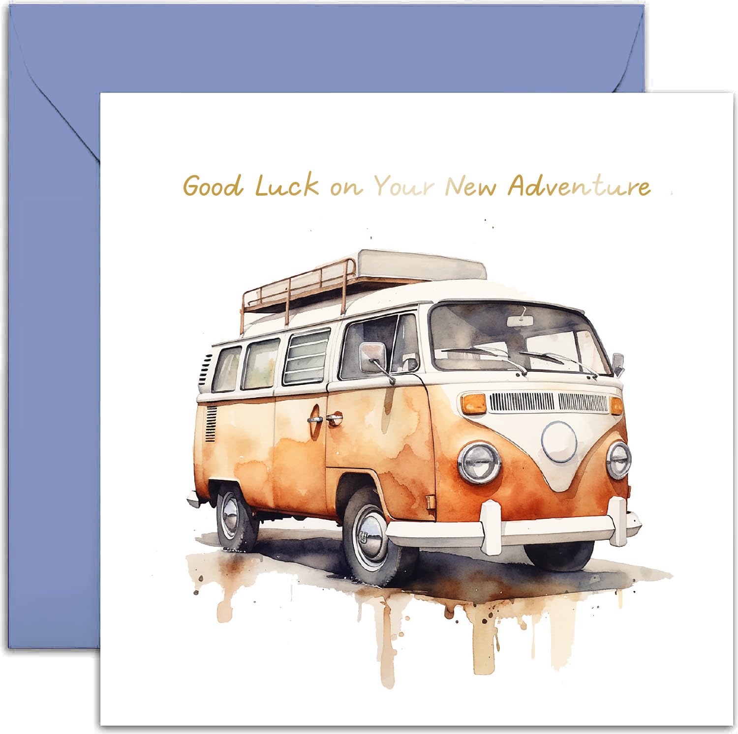 Good Luck Cards For Coworkers Old English Co. Campervan Good Luck
